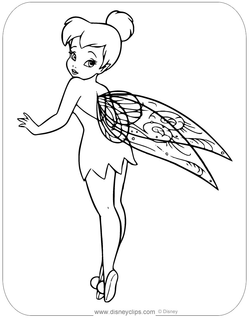 Fairies Coloring Pages Free Printable 48