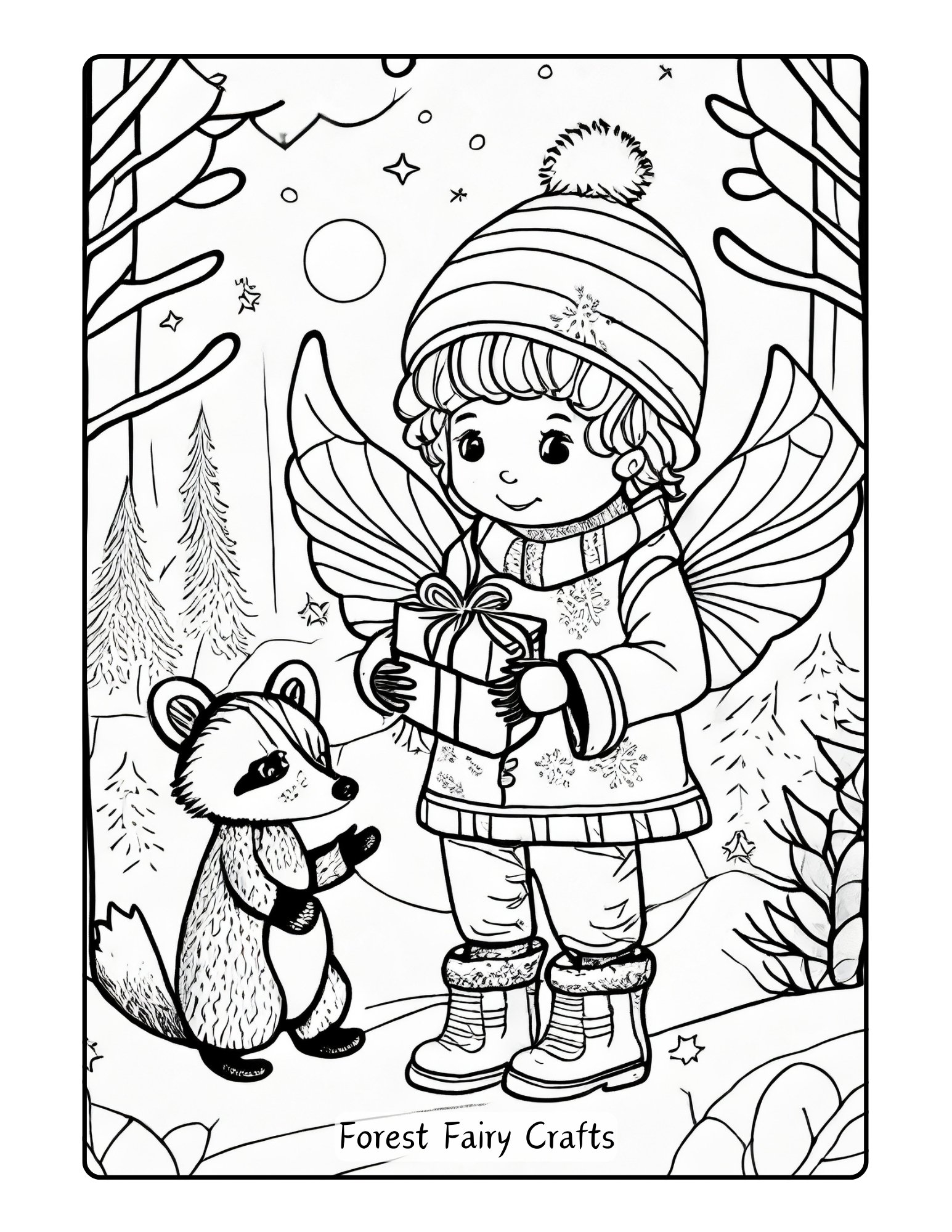 Fairies Coloring Pages Free Printable 49