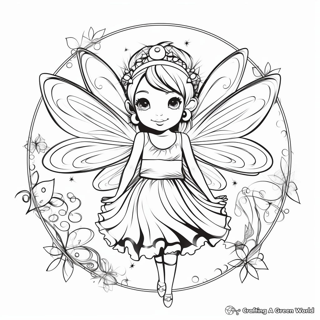 Fairies Coloring Pages Free Printable 55