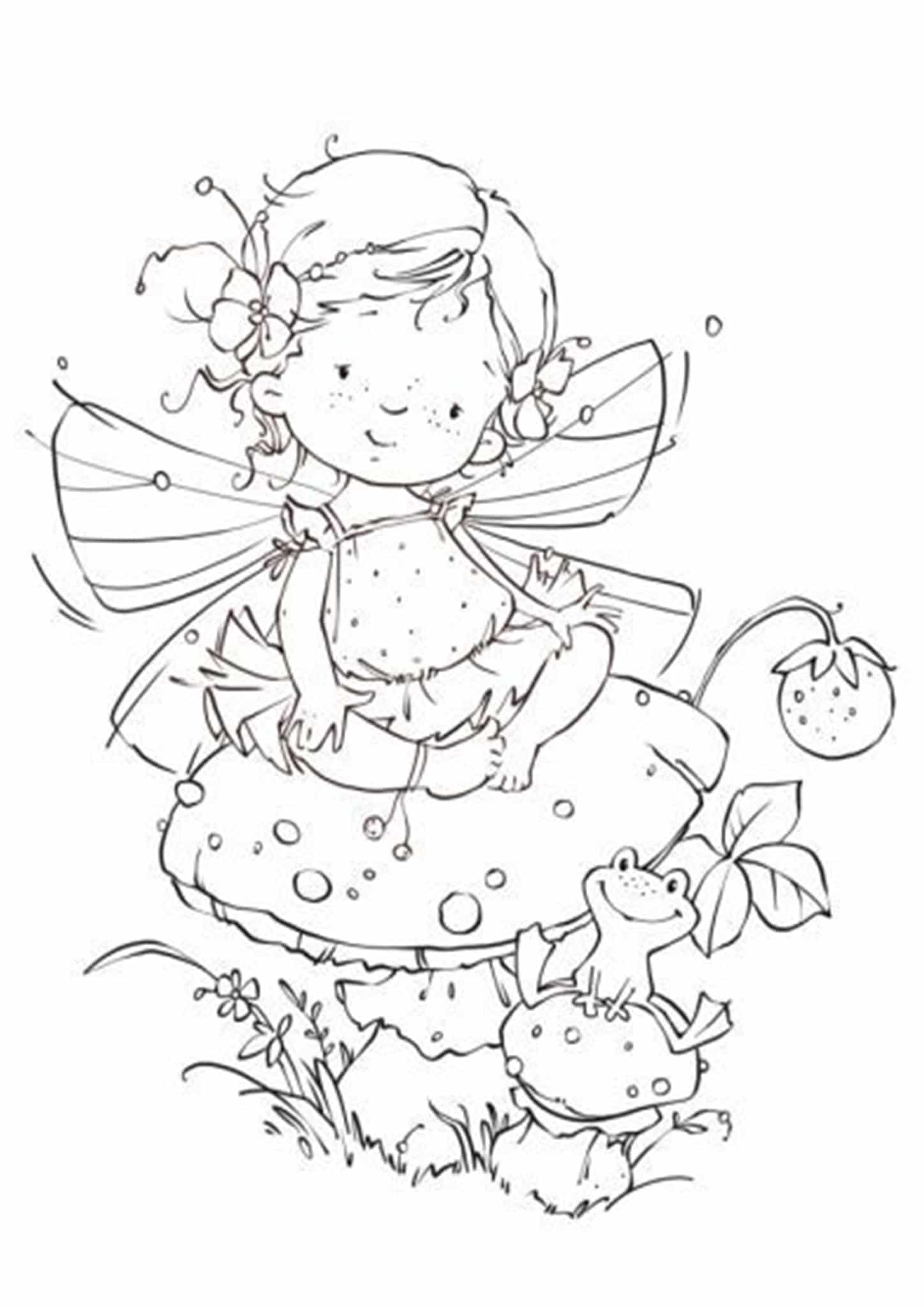 Fairies Coloring Pages Free Printable 69