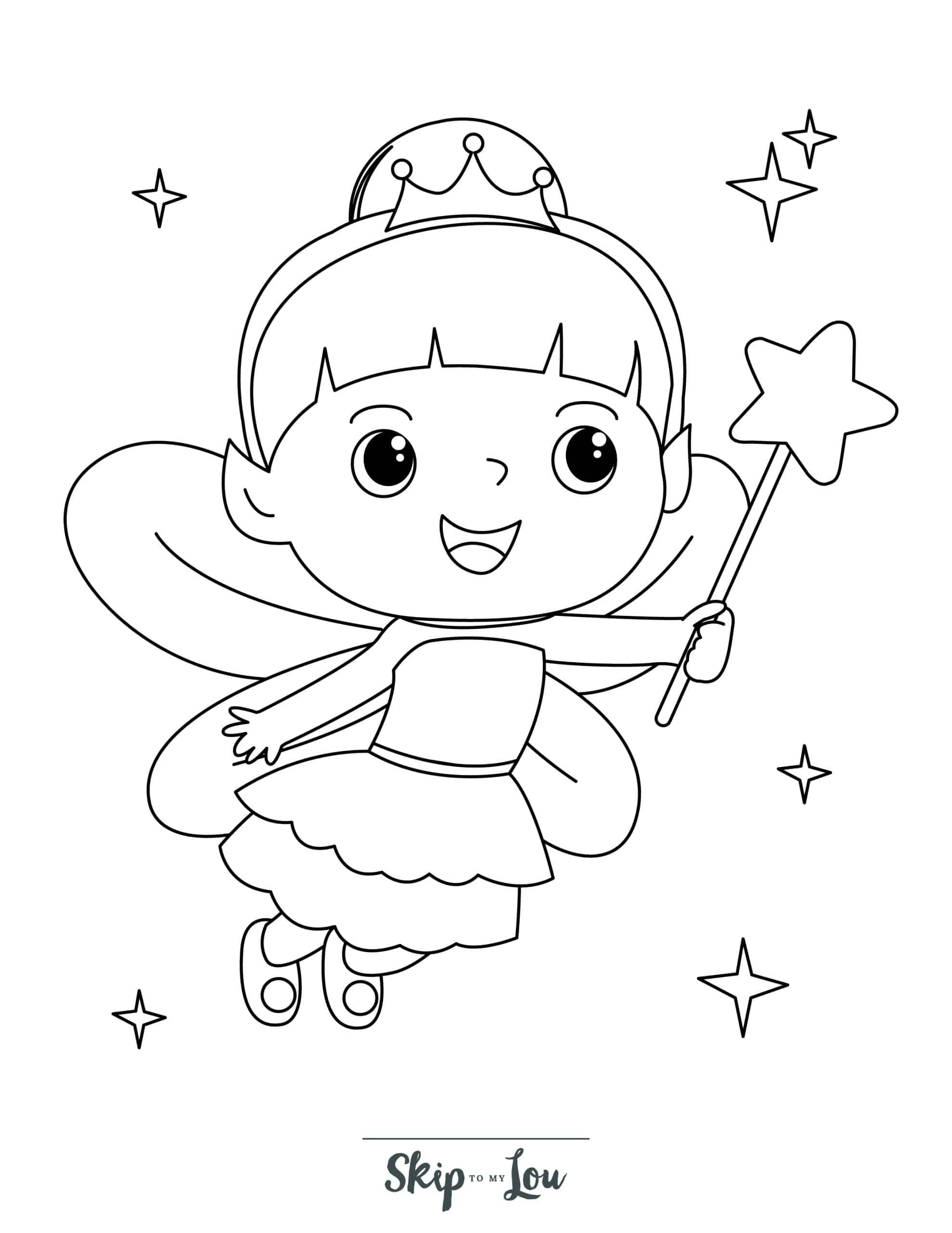 Fairies Coloring Pages Free Printable 86