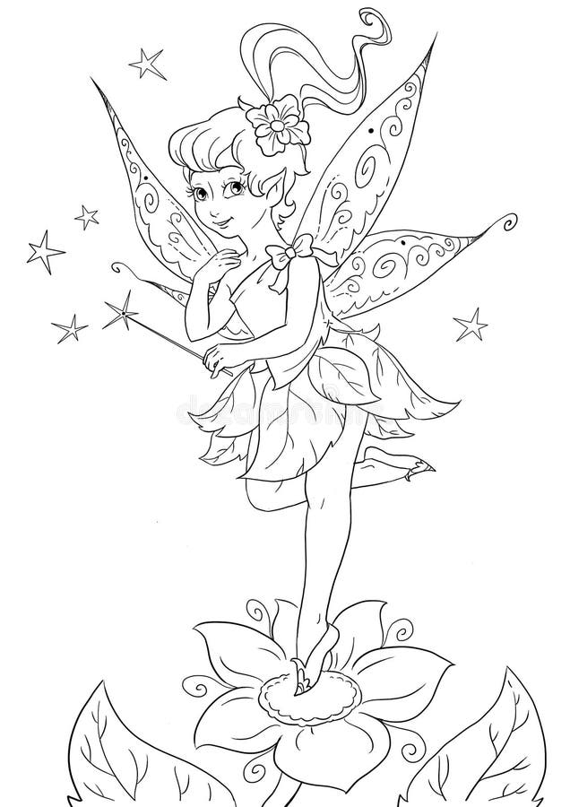 Fairy Coloring Pages: 190+ Fantasy Enchanting Pages to Spark Your Imagination 107