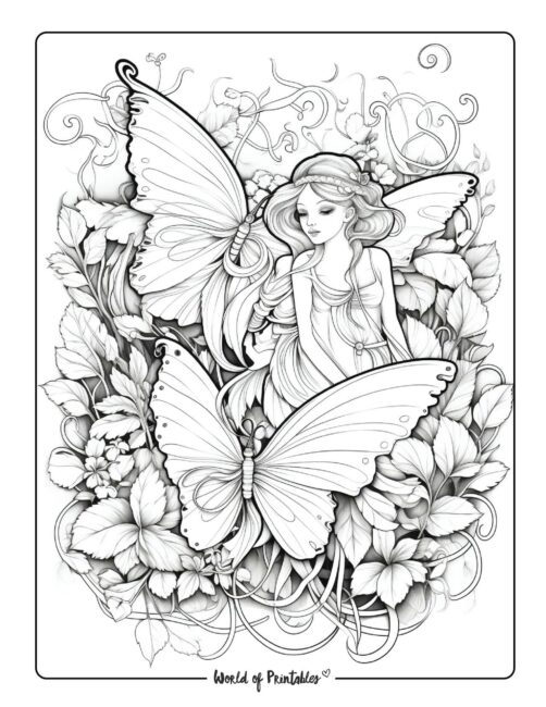 Fairy Coloring Pages: 190+ Fantasy Enchanting Pages to Spark Your Imagination 12