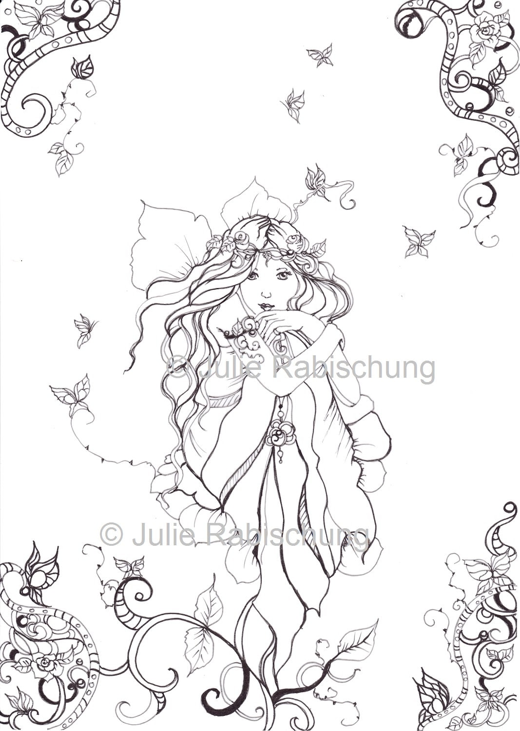 Fairy Coloring Pages: 190+ Fantasy Enchanting Pages to Spark Your Imagination 121