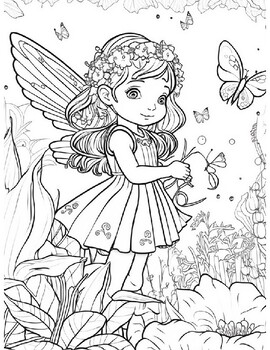 Fairy Coloring Pages: 190+ Fantasy Enchanting Pages to Spark Your Imagination 124