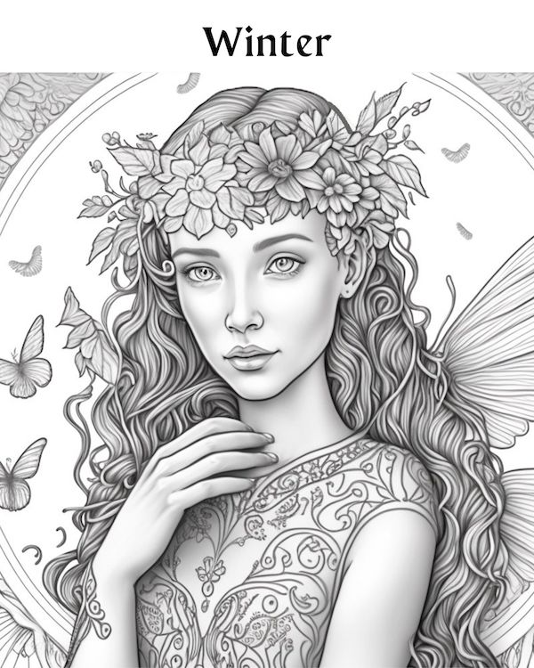 Fairy Coloring Pages: 190+ Fantasy Enchanting Pages to Spark Your Imagination 127