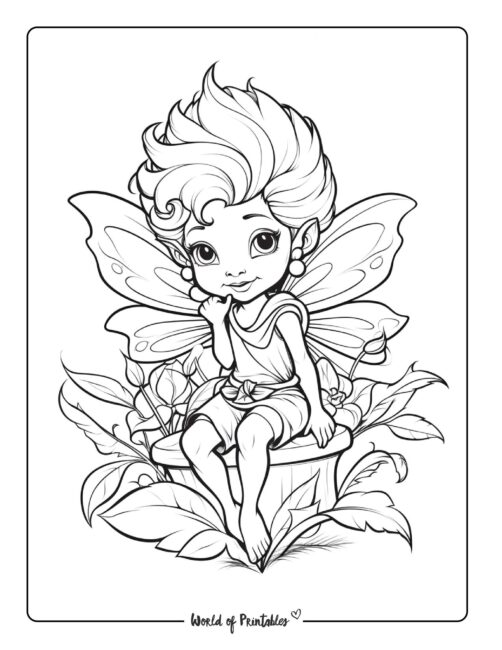 Fairy Coloring Pages: 190+ Fantasy Enchanting Pages to Spark Your Imagination 137