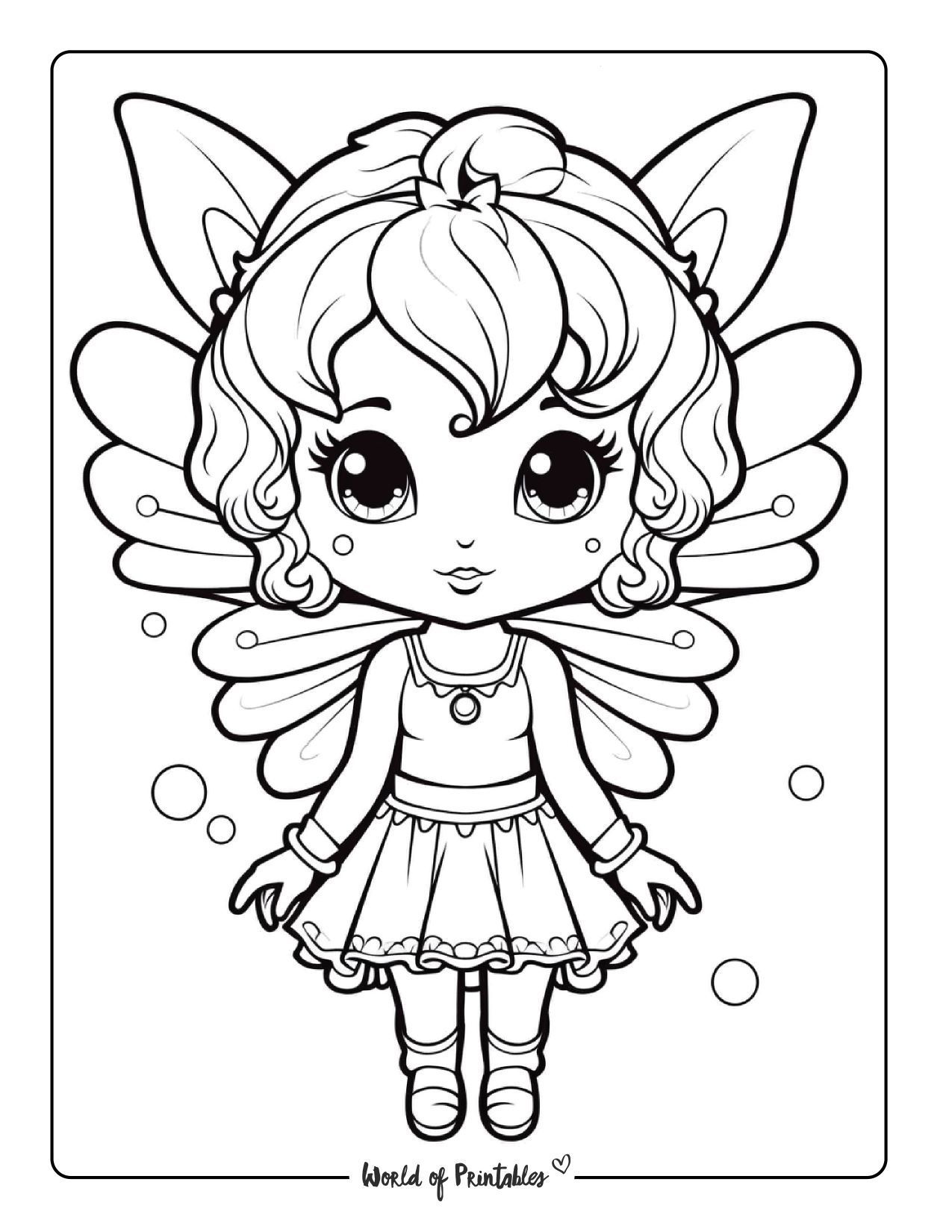 Fairy Coloring Pages: 190+ Fantasy Enchanting Pages to Spark Your Imagination 146