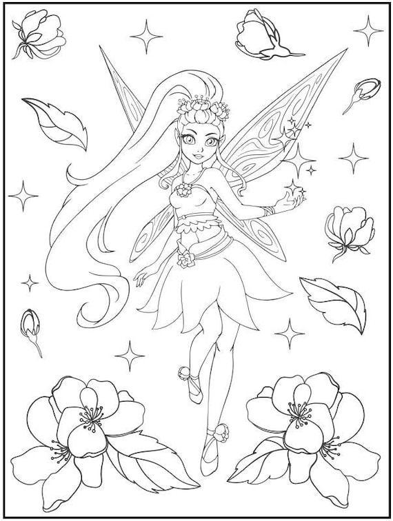 Fairy Coloring Pages: 190+ Fantasy Enchanting Pages to Spark Your Imagination 150