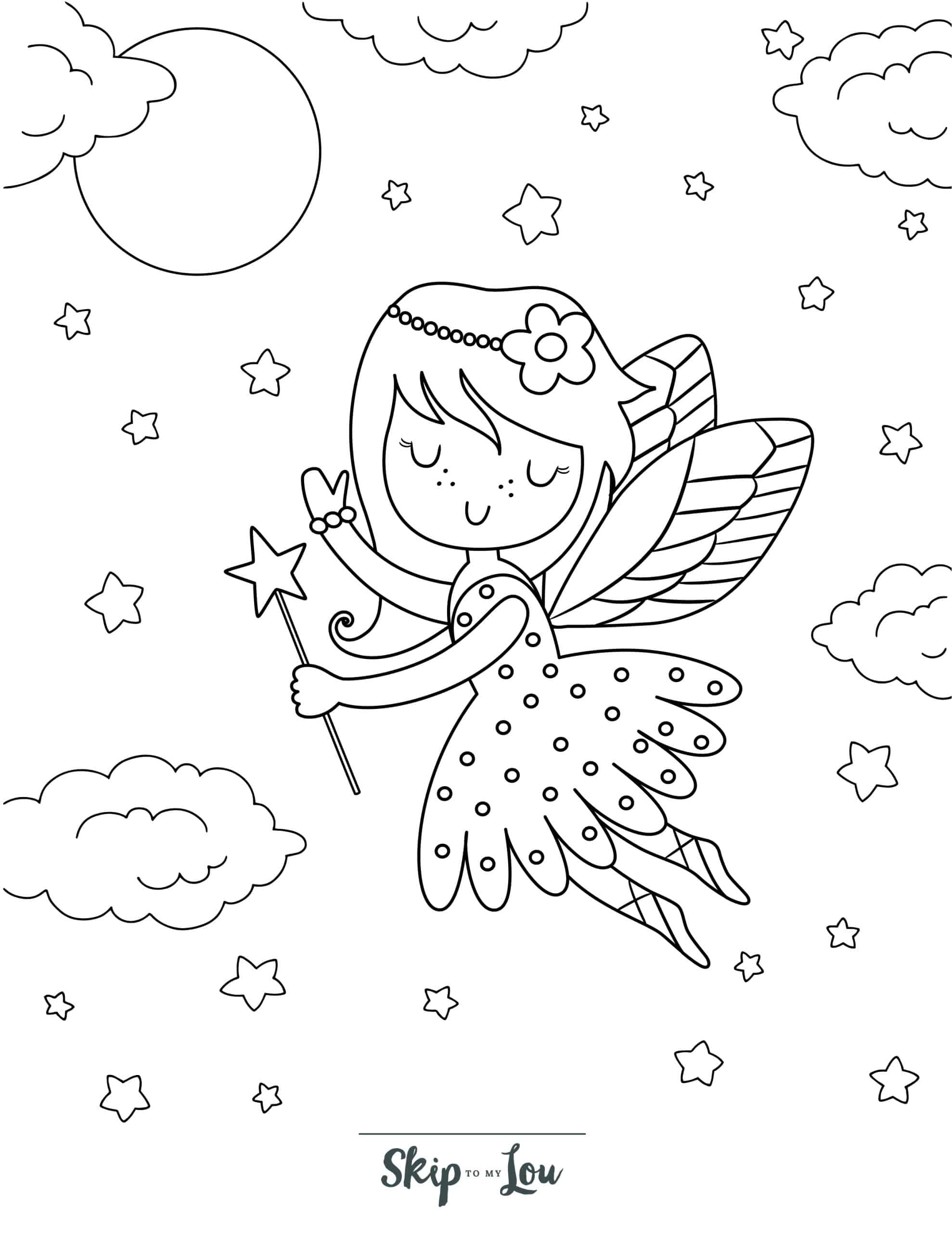 Fairy Coloring Pages: 190+ Fantasy Enchanting Pages to Spark Your Imagination 153