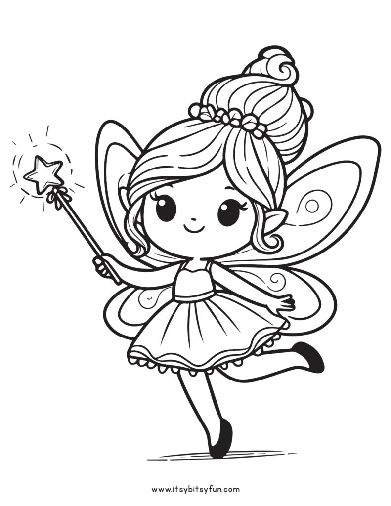 Fairy Coloring Pages: 190+ Fantasy Enchanting Pages to Spark Your Imagination 156