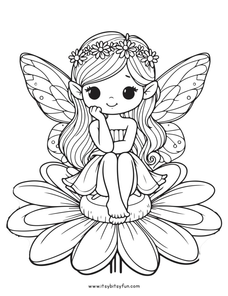 Fairy Coloring Pages: 190+ Fantasy Enchanting Pages to Spark Your Imagination 166