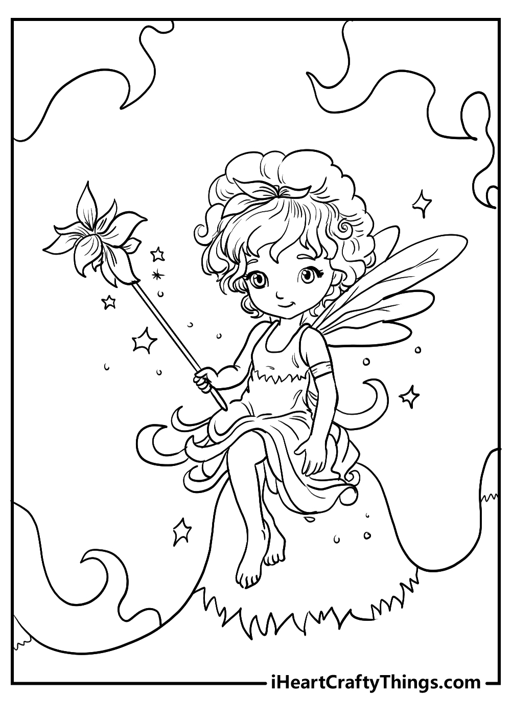 Fairy Coloring Pages: 190+ Fantasy Enchanting Pages to Spark Your Imagination 167