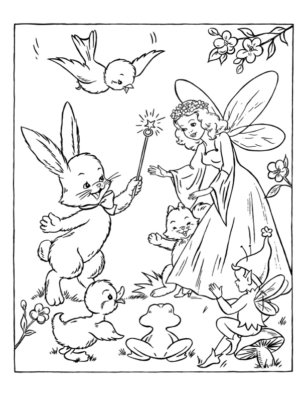 Fairy Coloring Pages: 190+ Fantasy Enchanting Pages to Spark Your Imagination 169