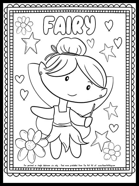 Fairy Coloring Pages: 190+ Fantasy Enchanting Pages to Spark Your Imagination 171