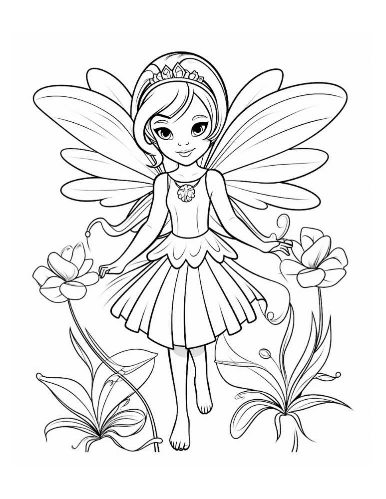 Fairy Coloring Pages: 190+ Fantasy Enchanting Pages to Spark Your Imagination 173