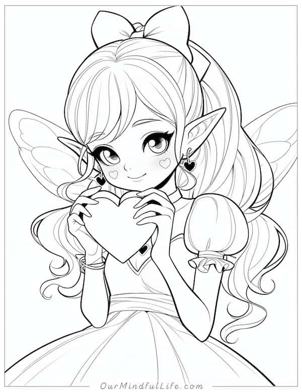 Fairy Coloring Pages: 190+ Fantasy Enchanting Pages to Spark Your Imagination 174