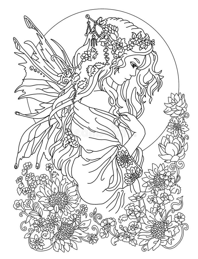 Fairy Coloring Pages: 190+ Fantasy Enchanting Pages to Spark Your Imagination 185