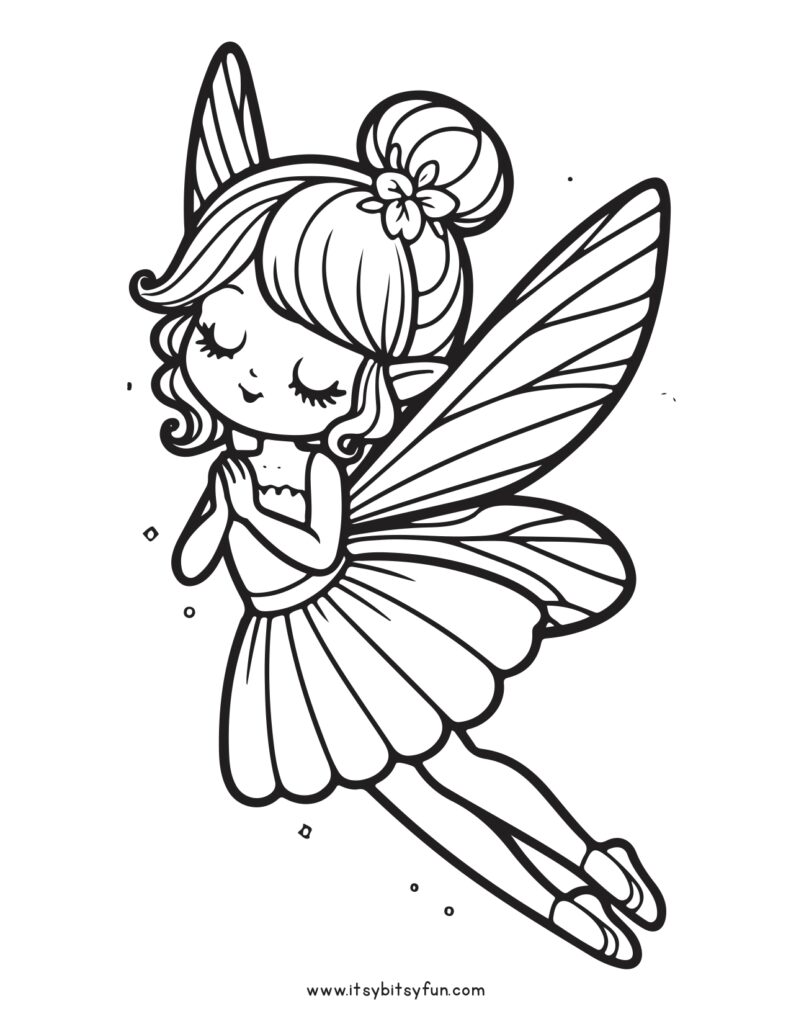 Fairy Coloring Pages: 190+ Fantasy Enchanting Pages to Spark Your Imagination 186