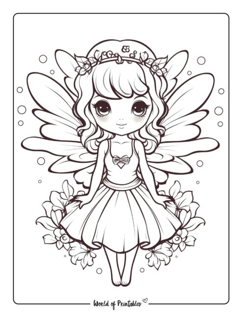 Fairy Coloring Pages: 190+ Fantasy Enchanting Pages to Spark Your Imagination 188