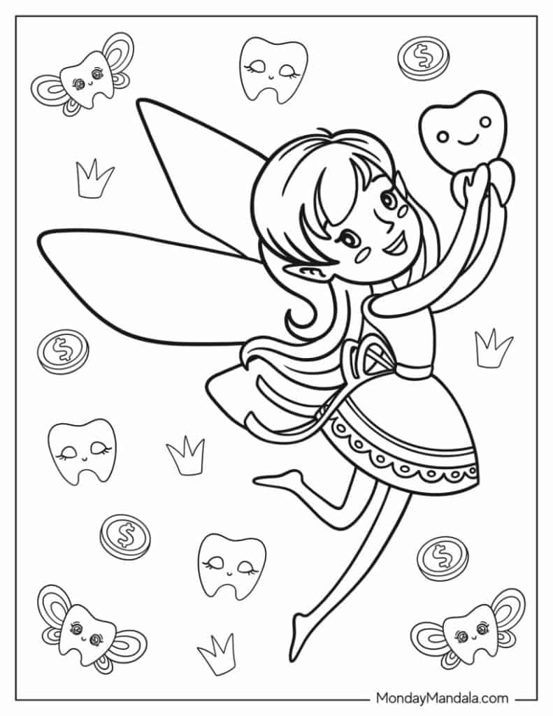 Fairy Coloring Pages: 190+ Fantasy Enchanting Pages to Spark Your Imagination 191