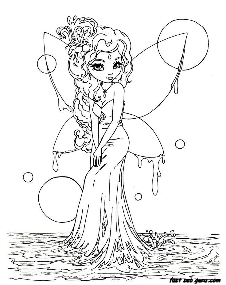 Fairy Coloring Pages: 190+ Fantasy Enchanting Pages to Spark Your Imagination 194