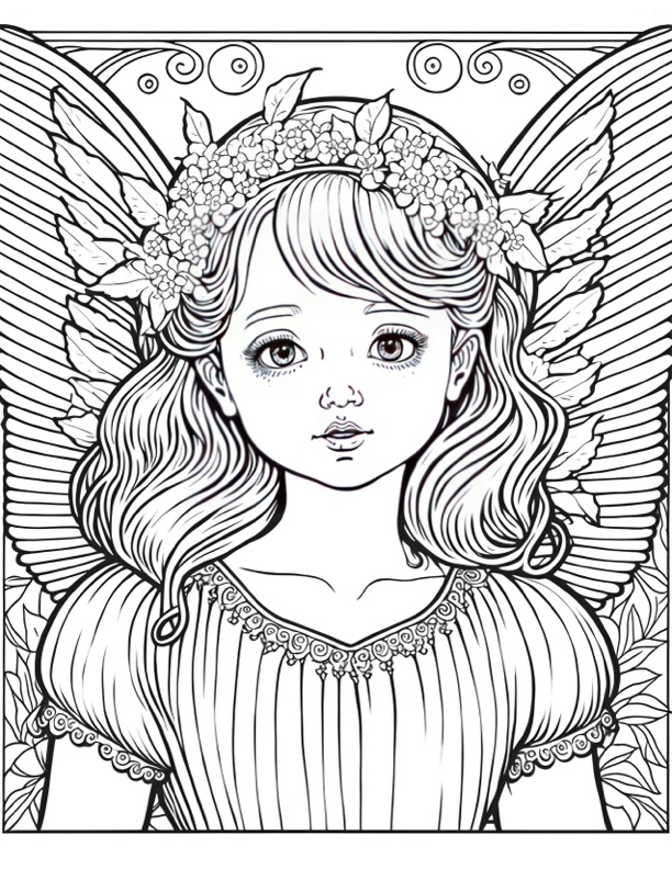 Fairy Coloring Pages: 190+ Fantasy Enchanting Pages to Spark Your Imagination 195