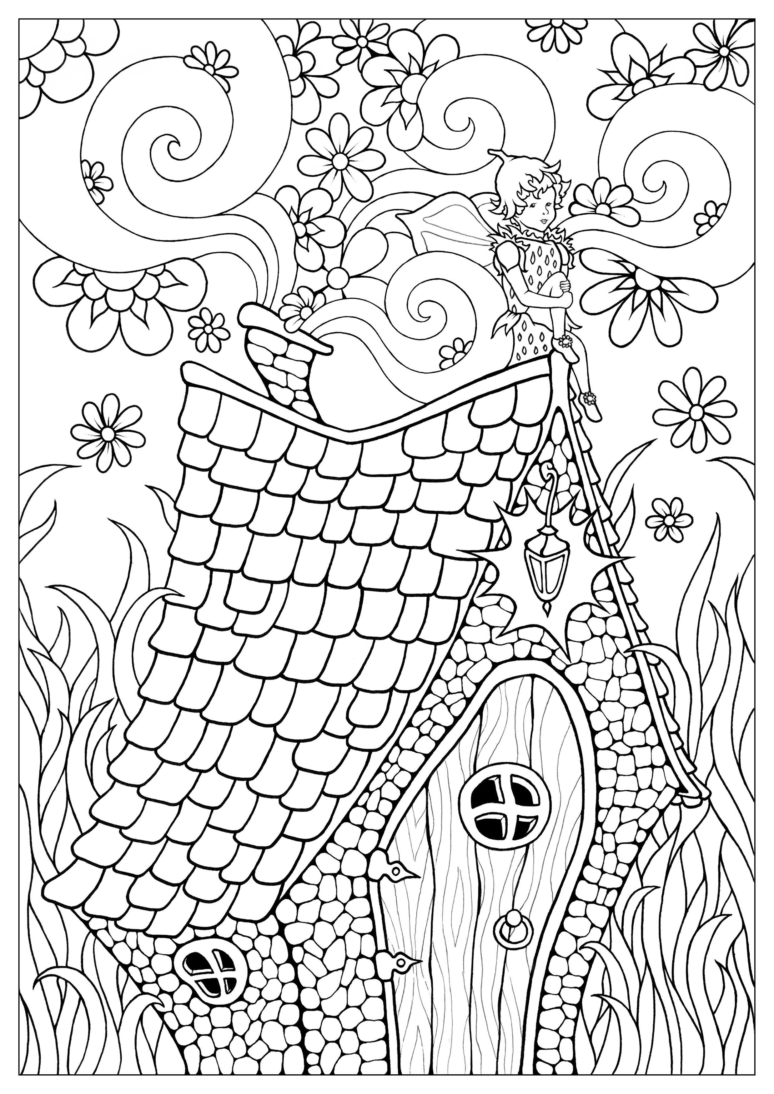 Fairy Coloring Pages: 190+ Fantasy Enchanting Pages to Spark Your Imagination 2