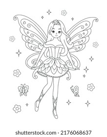 Fairy Coloring Pages: 190+ Fantasy Enchanting Pages to Spark Your Imagination 200