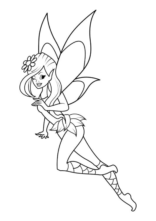 Fairy Coloring Pages: 190+ Fantasy Enchanting Pages to Spark Your Imagination 23