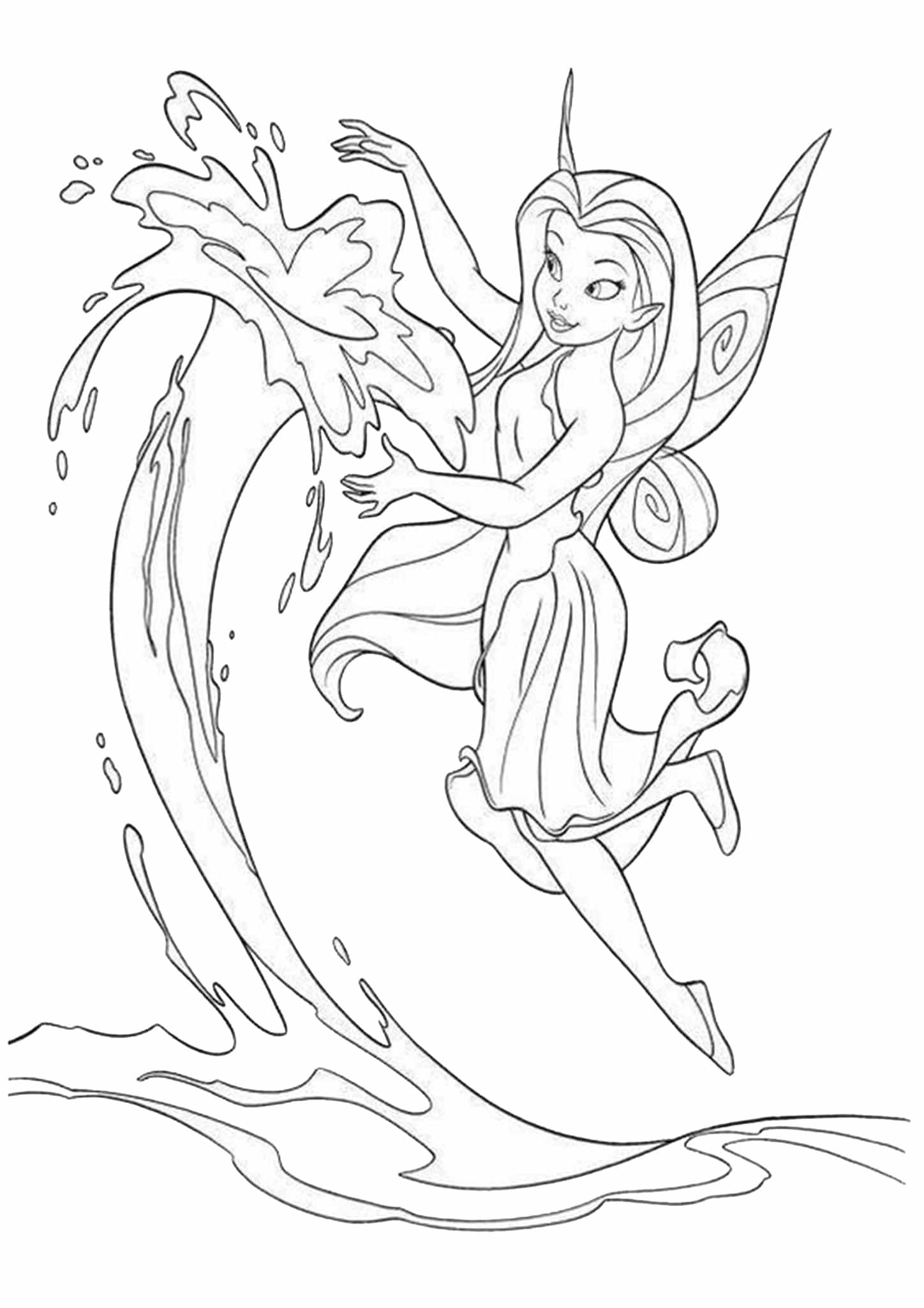 Fairy Coloring Pages: 190+ Fantasy Enchanting Pages to Spark Your Imagination 27