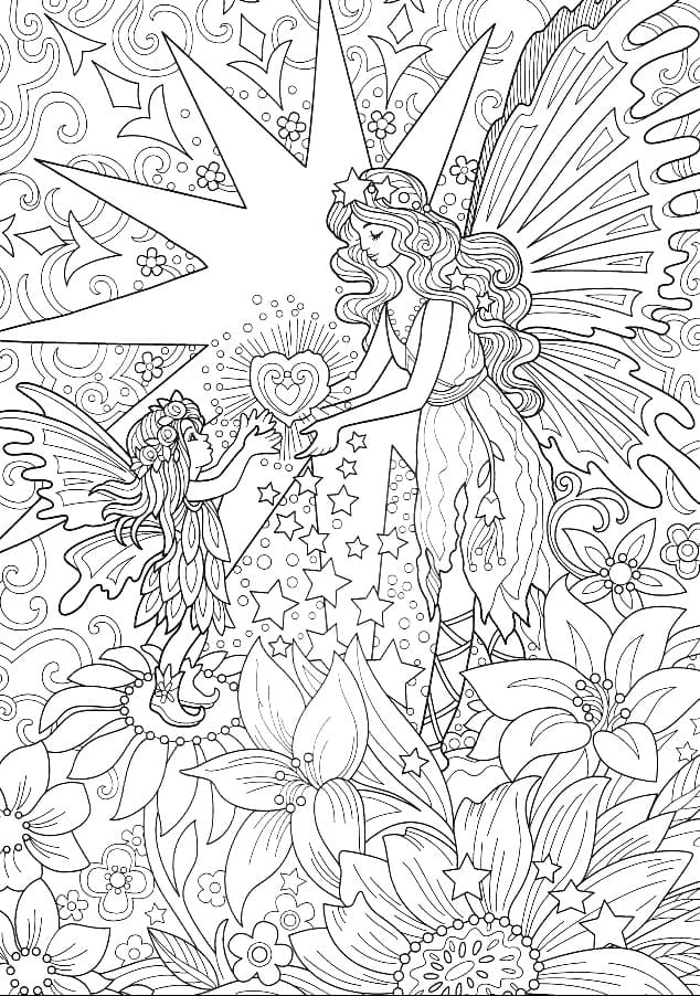 Fairy Coloring Pages: 190+ Fantasy Enchanting Pages to Spark Your Imagination 30