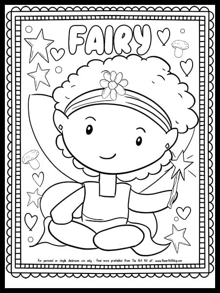 Fairy Coloring Pages: 190+ Fantasy Enchanting Pages to Spark Your Imagination 34