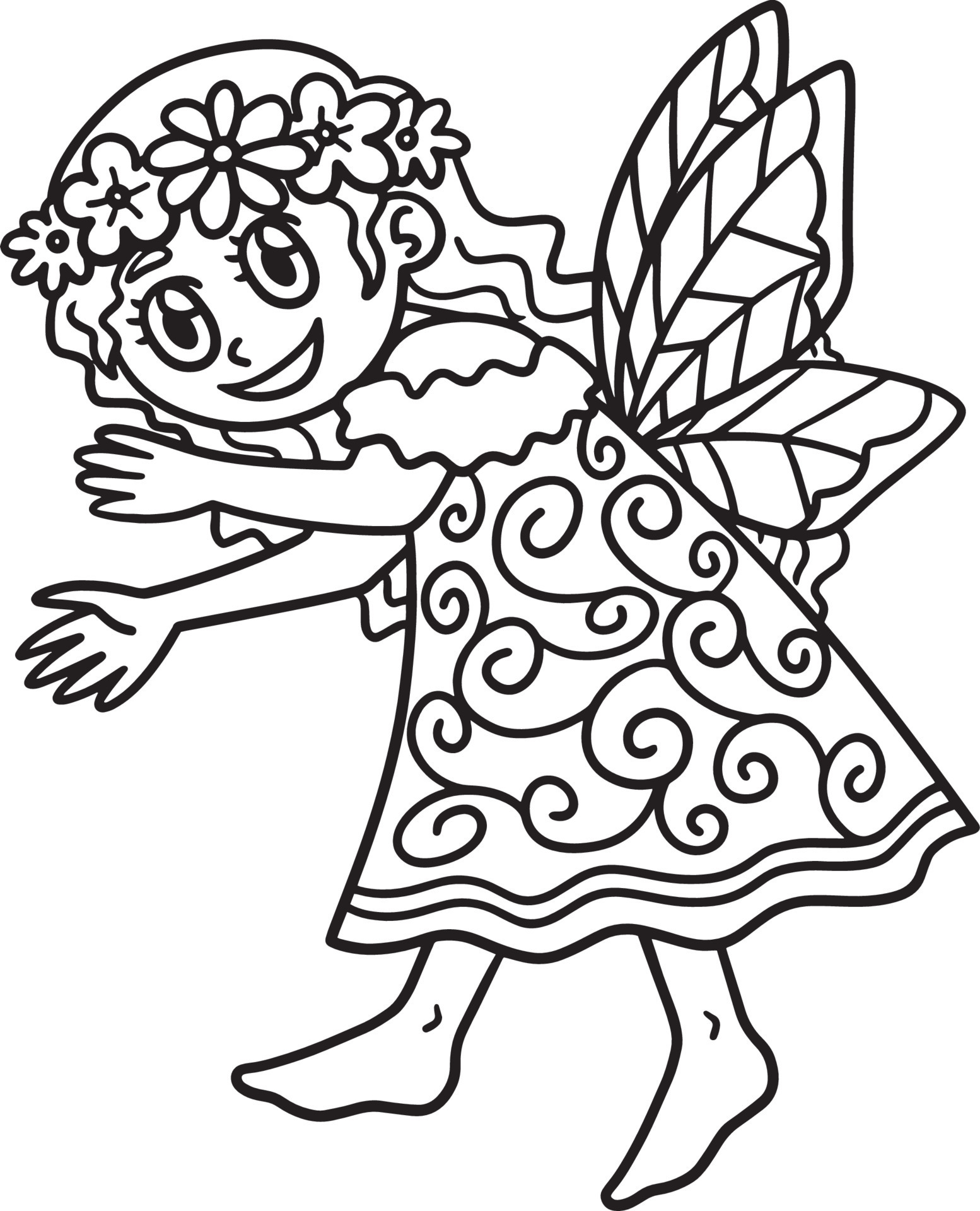 Fairy Coloring Pages: 190+ Fantasy Enchanting Pages to Spark Your Imagination 43