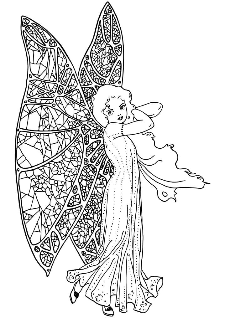 Fairy Coloring Pages: 190+ Fantasy Enchanting Pages to Spark Your Imagination 56