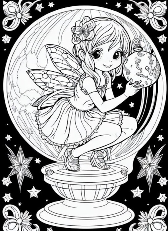 Fairy Coloring Pages: 190+ Fantasy Enchanting Pages to Spark Your Imagination 63