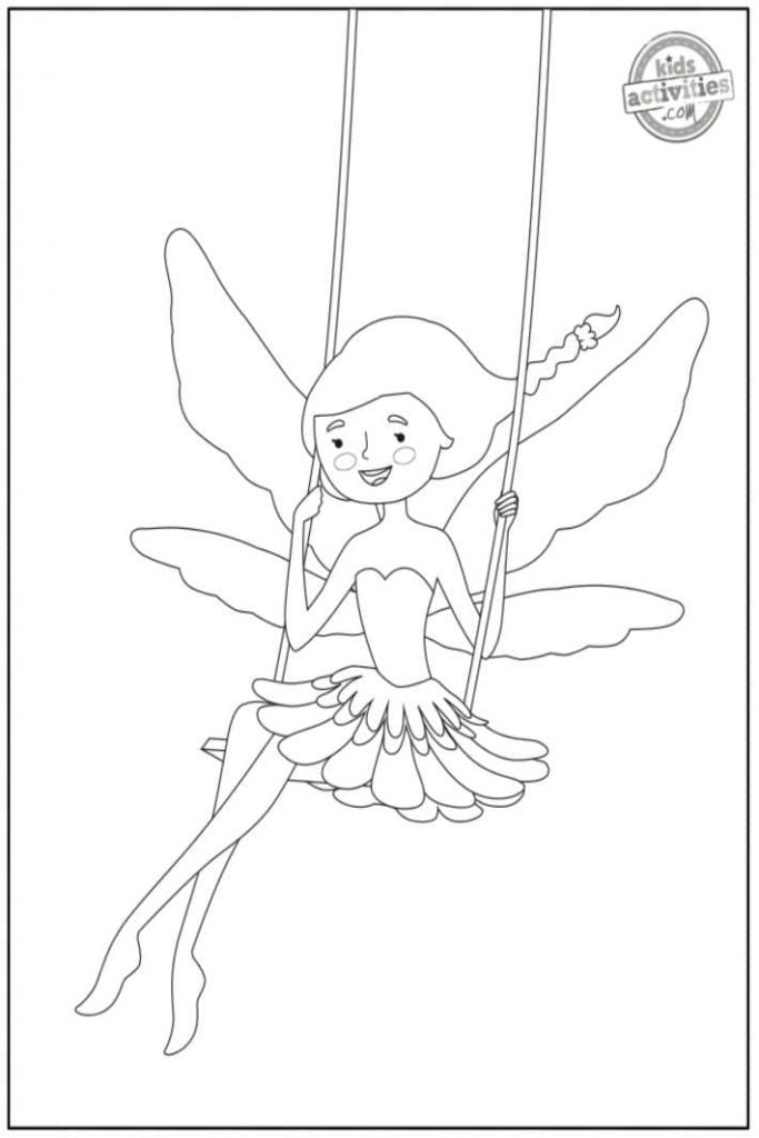 Fairy Coloring Pages: 190+ Fantasy Enchanting Pages to Spark Your Imagination 71