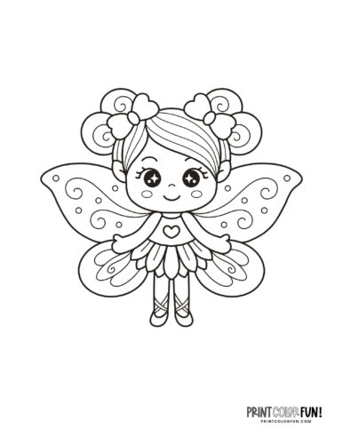 Fairy Coloring Pages: 190+ Fantasy Enchanting Pages to Spark Your Imagination 72