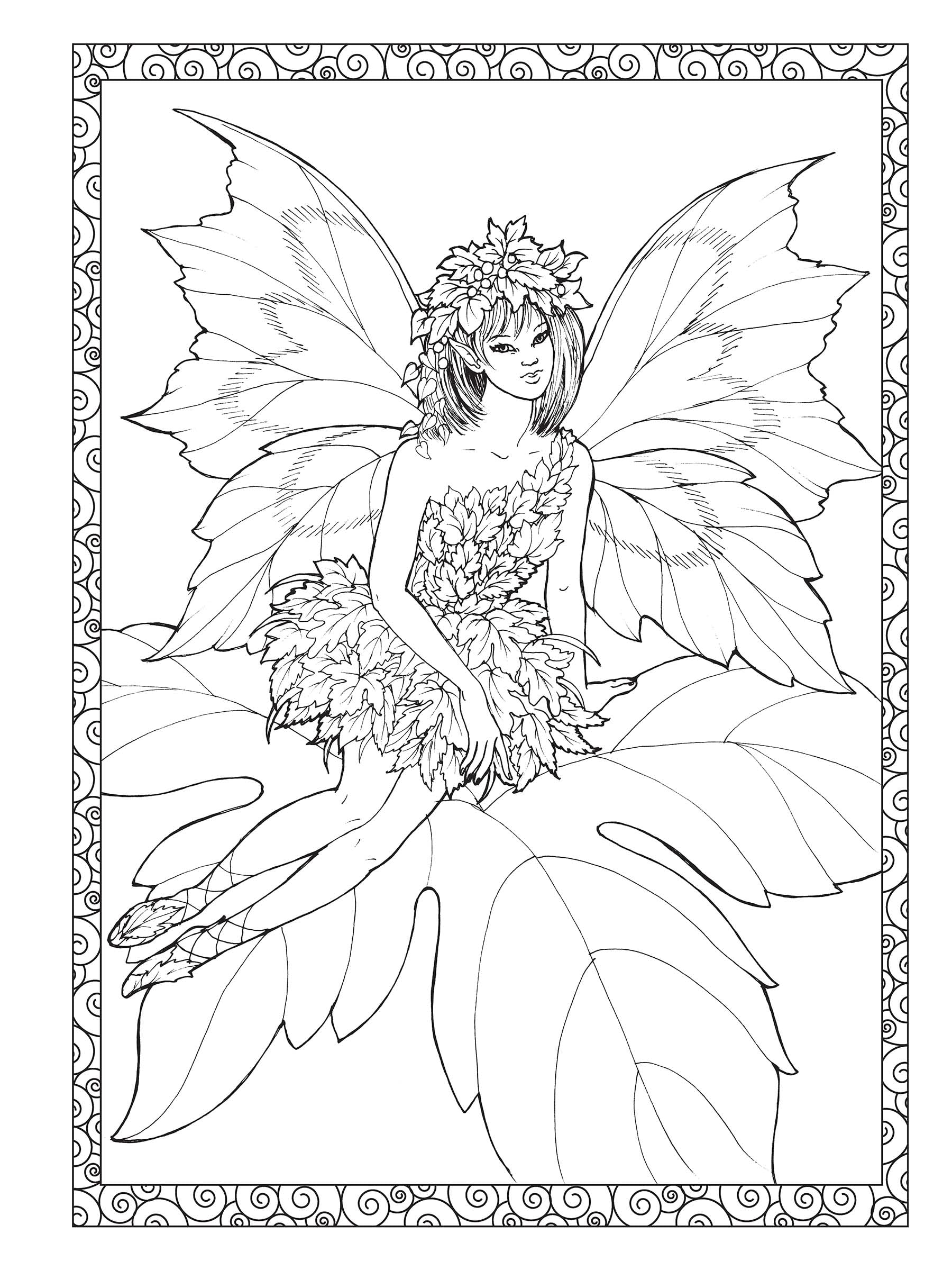 Fairy Coloring Pages: 190+ Fantasy Enchanting Pages to Spark Your Imagination 76