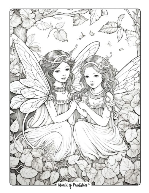 Fairy Coloring Pages: 190+ Fantasy Enchanting Pages to Spark Your Imagination 86