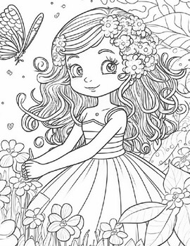 Fairy Coloring Pages: 190+ Fantasy Enchanting Pages to Spark Your Imagination 98