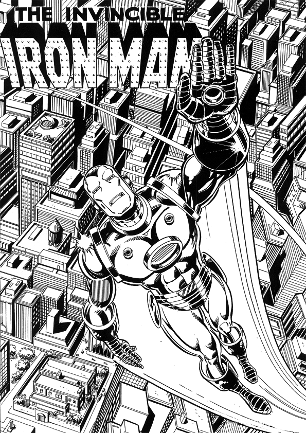 Iron Man Coloring Pages for Kids Marvel 10