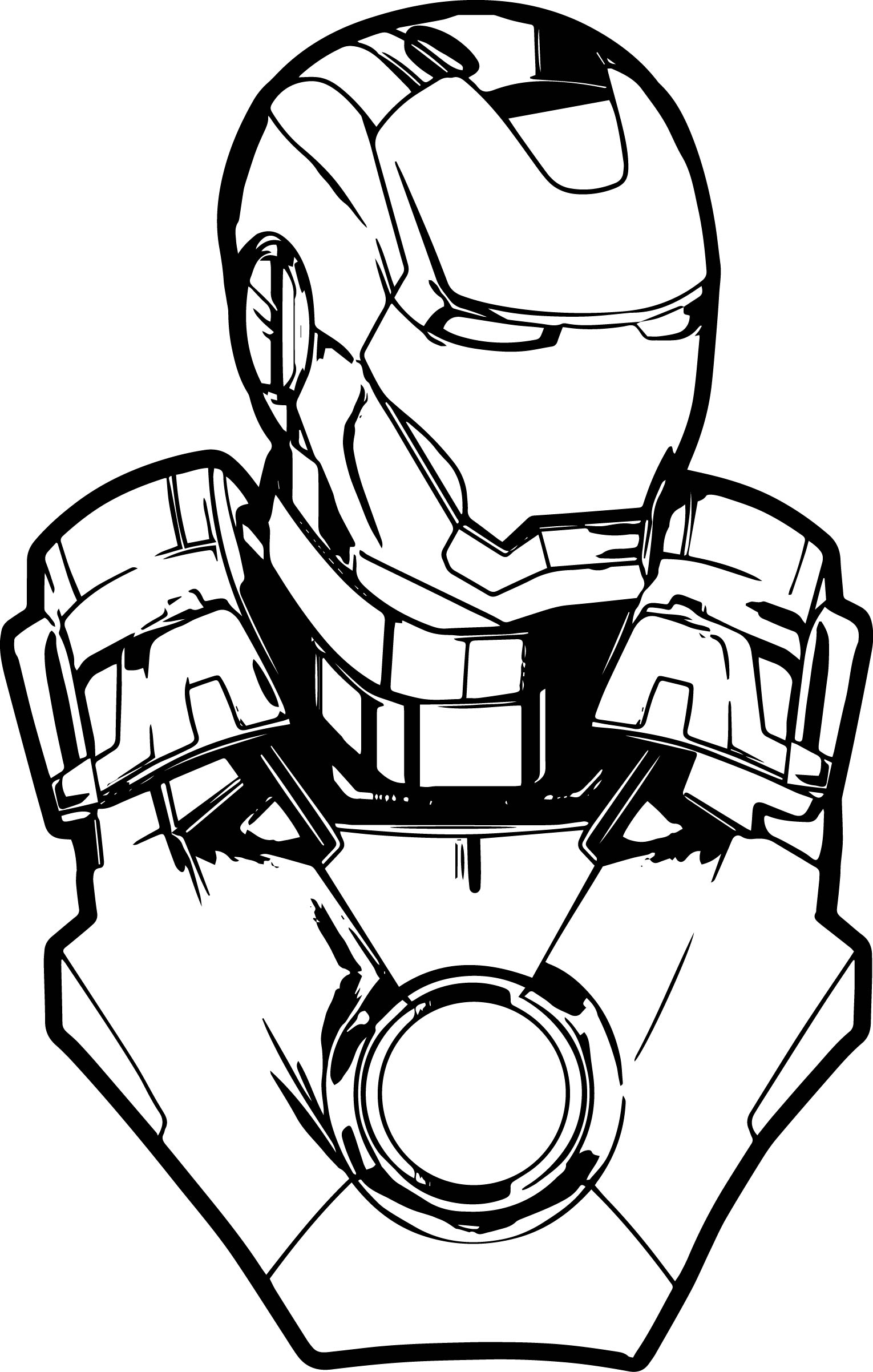 Iron Man Coloring Pages for Kids Marvel 18