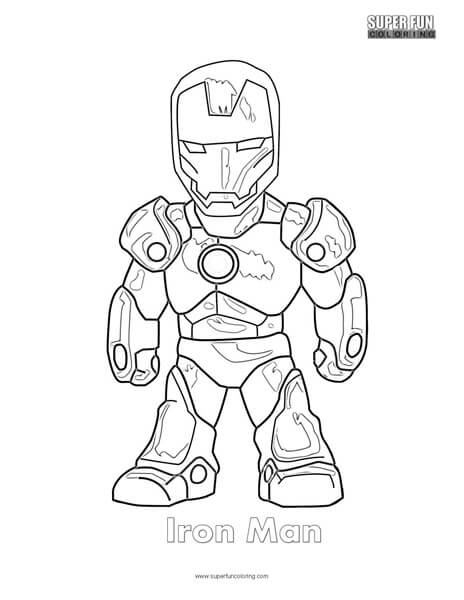 Iron Man Coloring Pages for Kids Marvel 63