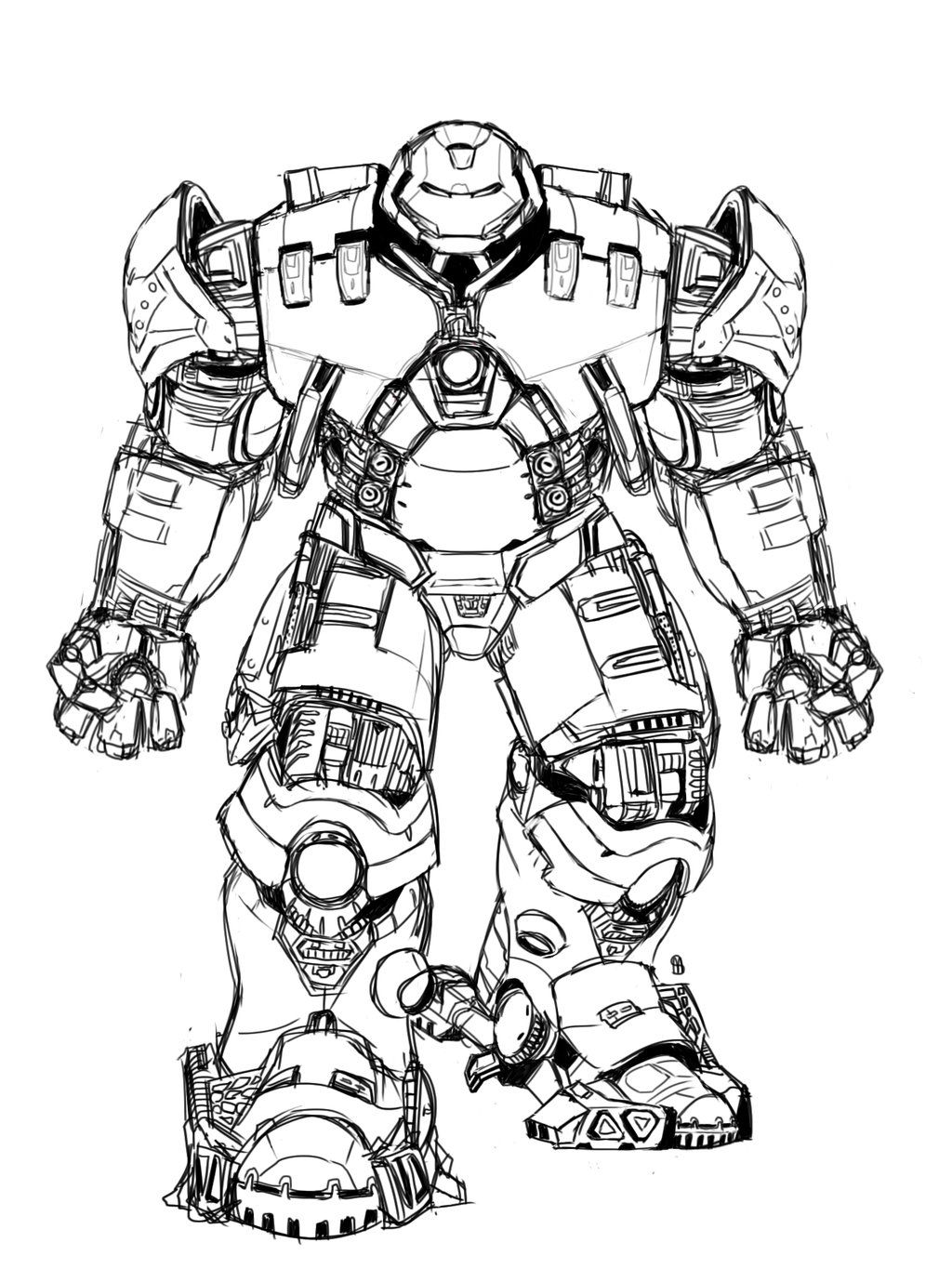 Iron Man Coloring Pages for Kids Marvel 81