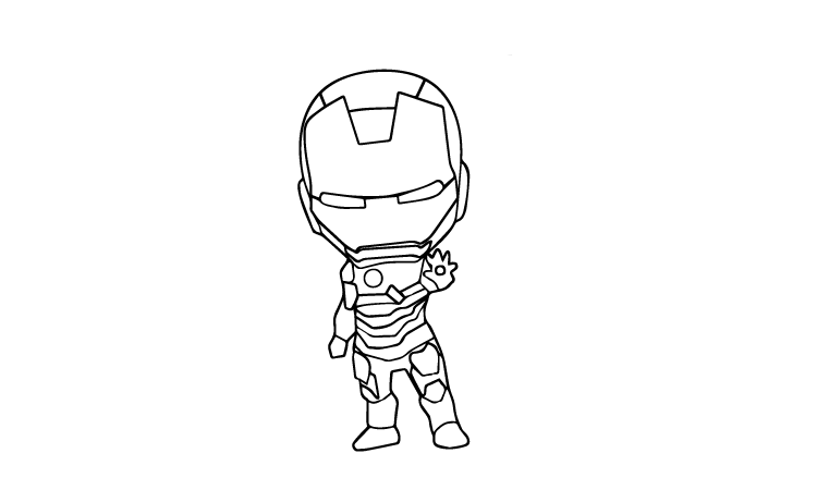 Iron Man Coloring Pages for Kids Marvel 82