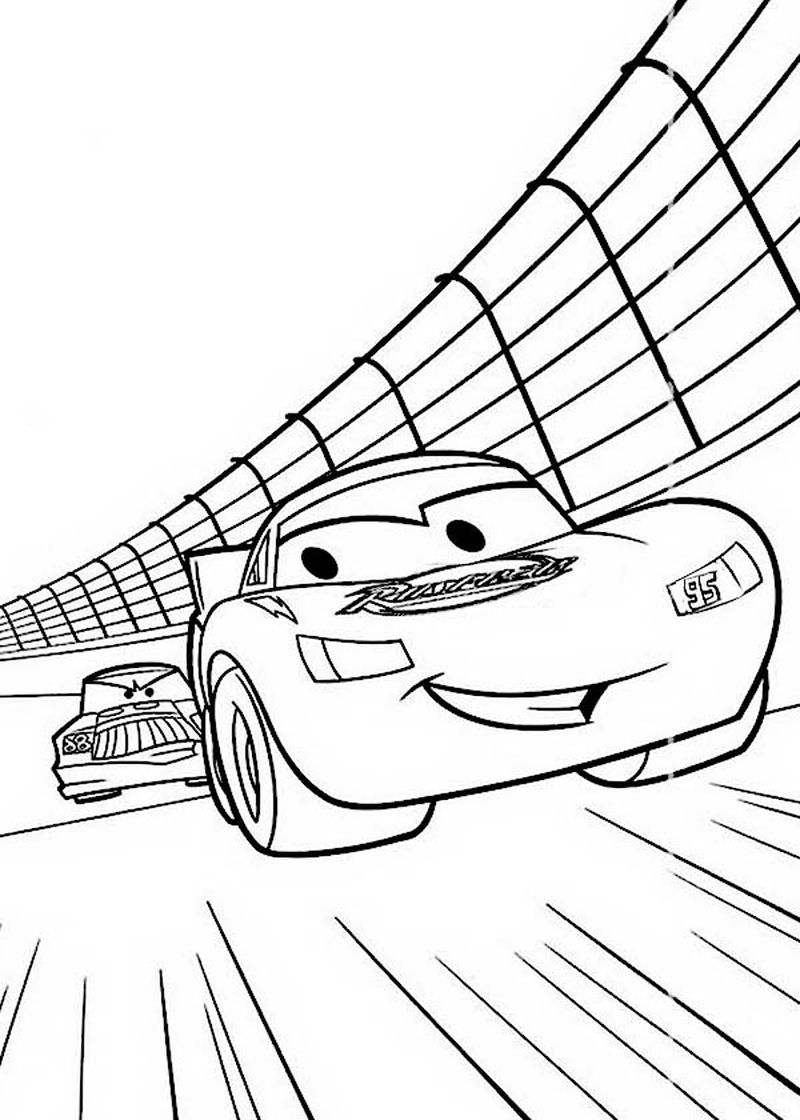 Lightning Mcqueen Coloring Pages Free Printable 104