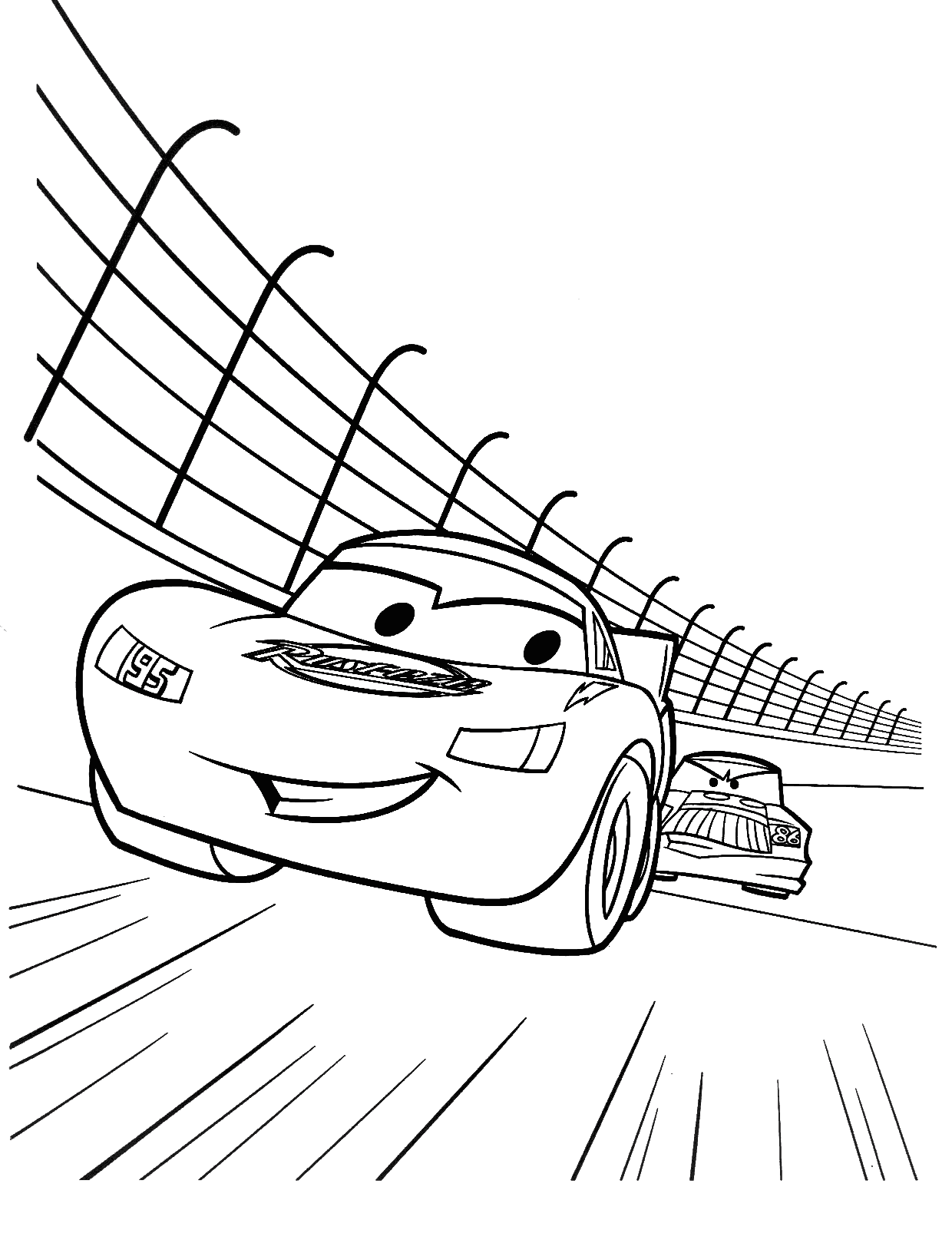Lightning Mcqueen Coloring Pages Free Printable 105