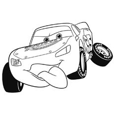 Lightning Mcqueen Coloring Pages Free Printable 12