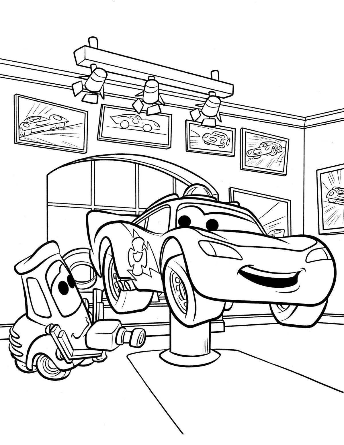 Lightning Mcqueen Coloring Pages Free Printable 28